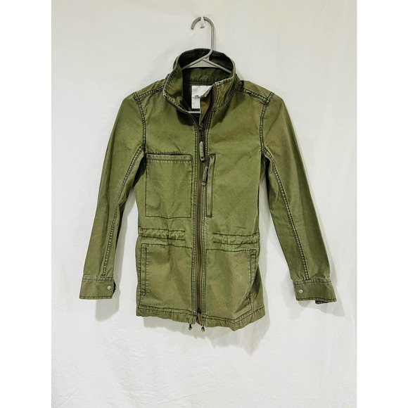 Madewell Fleet Bomber Field Green Jacket Coat Size XXS - Picture 1 of 4